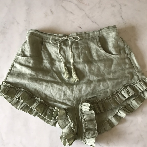 Spell sage linen shorts - Picture 3 of 9
